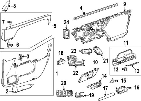 Front Door for 2024 Mercedes-Benz EQB 300 #0