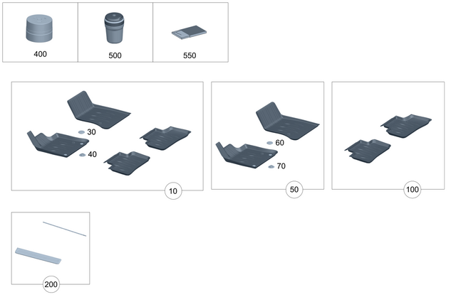 9983877 - Interior Equipment: Snap Fastener for Mercedes-Benz Image