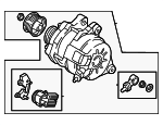 PA5J18300 - Electrical: Alternator for Mazda Image