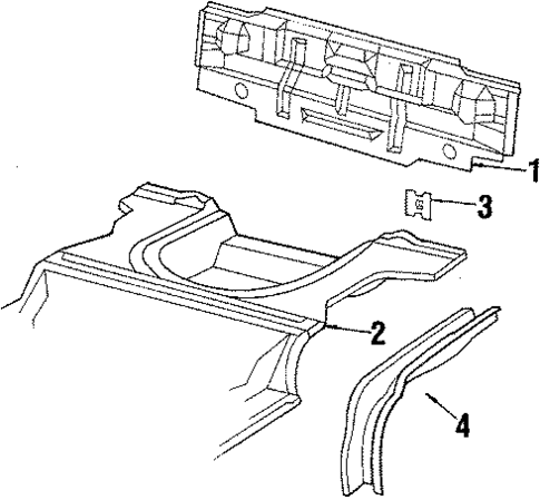 Rear Body for 1985 Buick Skyhawk #0