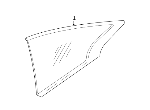 Glass & Hardware for 2021 INFINITI Q60 #0