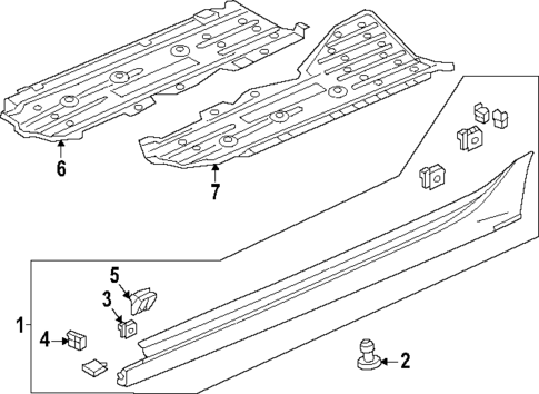 Exterior Trim - Pillars for 2025 Honda Civic #0