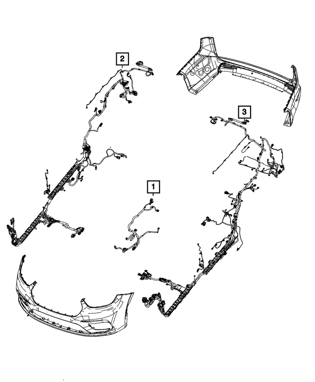 68519457AC - Electrical: Underbody Wiring for Mopar Image image