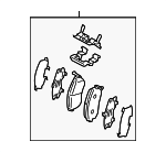 SU00307199 - Brakes: 2017-2020 Toyota 86 Brake Pads Front for Toyota: 86 Image