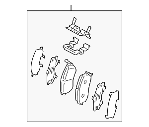 SU00304678 - : Brake Pads Front for Toyota Image