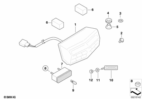 Taillights for 2008 BMW-Motorrad G 650 Xchallenge #0