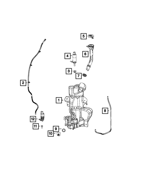 Wiper and Washer System for 2021 Chrysler Voyager #3