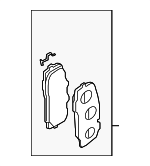 4M0698151BL - Brakes: Disc Brake Pad Set for Audi Image