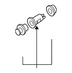 G13H66250 - Body: Lighter Assembly for Mazda: Miata, Millenia, MPV, Protege, Protege5 Image