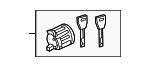 6905608020 - Body: Cylinder &amp; Keys for Lexus: CT200h, ES250, ES300h, ES350, GS F, GS200t, GS300, GS350, GS450h, GS460, GX460, GX550, HS250h, IS F, IS200t, IS250, IS300, IS350, IS500, LC500, LC500h, LS460, LS500, LS500h, LS600h, LX570, NX200t, NX300, NX300h, RC F, RC Turbo, RC200t, RC300, RC350, RX350, RX350L, RX450h, RX450hL Image