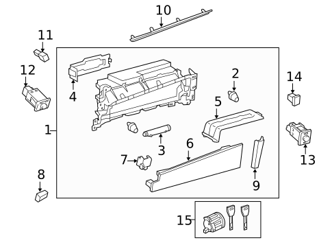 Trunk for 2018 Lexus ES350 #2