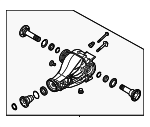 BC500044D - Suspension: Differential Assembly for Audi: A6, A6 Quattro, A7 Quattro, A8 Quattro, Q5, RS7, S5, S6, S7, S8, SQ5 Image