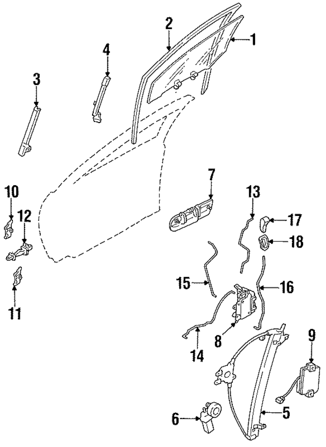 8097085E01 - : Bezel for Nissan Image