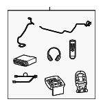 82208660 - Body: Entertain System for Chrysler: Town &amp; Country | Dodge: Caravan, Grand Caravan Image