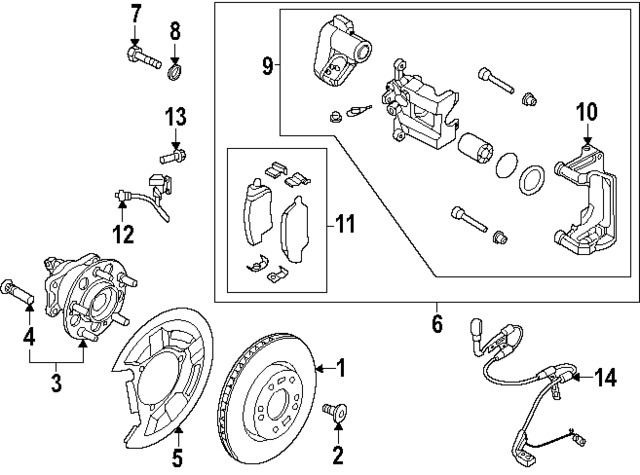 58302KLA00 - : Brake Pads for Hyundai Image