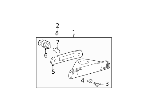 High Mounted Stop Lamp for 1999 Toyota Sienna #0