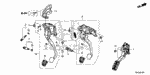 17800TR0L01 - Chassis: PEDAL ASSY., ACCELERATOR for Honda Image