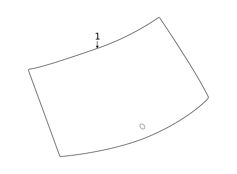 Glass - Lift Gate for 2012 Chevrolet Equinox #0