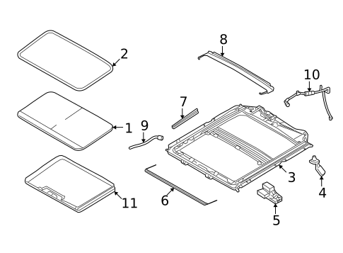 Sunroof for 2008 Mercury Milan #0