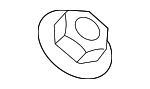 7119906050 - Engine: Trans Mount Nut for BMW Image