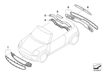 51112755465 - Retrofitting / Conversion / Accessories: Grill, Lower for Mini Image