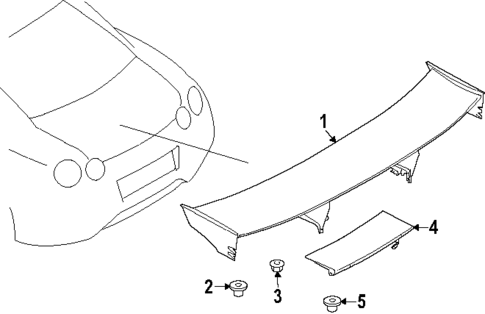 Spoiler for 2019 Nissan GT-R #0