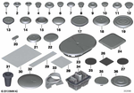 51718407016 - Vehicle Trim: Blind Plug for BMW Image