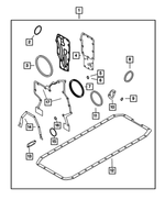 68014976AA - Engine 6.7L Cummins (Diesel): O Ring for Mopar Image