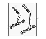 259005NC003 - Cooling System: Pipe Kit for Acura Image
