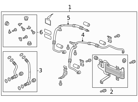 Trans Oil Cooler for 2020 Acura MDX #0