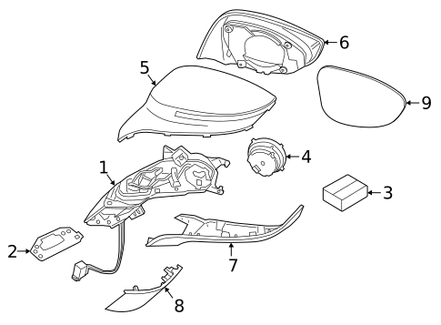 Mirrors for 2019 BMW i8 #0