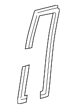 6818860040 - Body: Fixed Glass Weatherstrip for Toyota Image