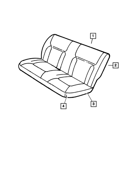 Rear Seats- Folding and Quad for 2004 Dodge Intrepid #12