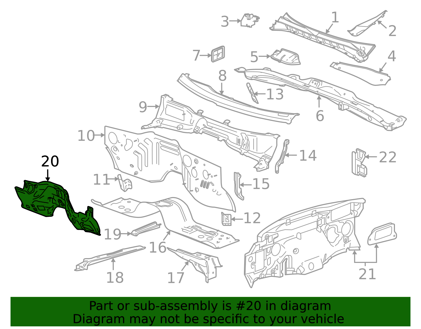 2019-2026 GM Insulator 85621182 | OEM Parts Online