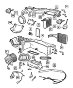 5013741AA - Air Conditioning &amp; Heater: Blend Door Actuator for Mopar Image