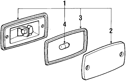 Side Marker Lamps for 1985 BMW 325e #0