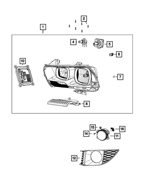 Lamps-Interior and Exterior for 2012 Dodge Charger #0