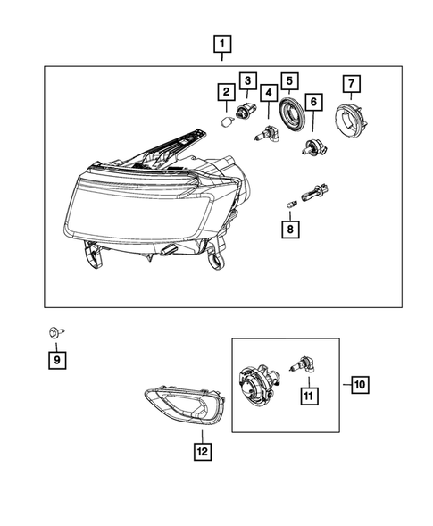 Lamps-Interior and Exterior for 2016 Jeep Grand Cherokee #2