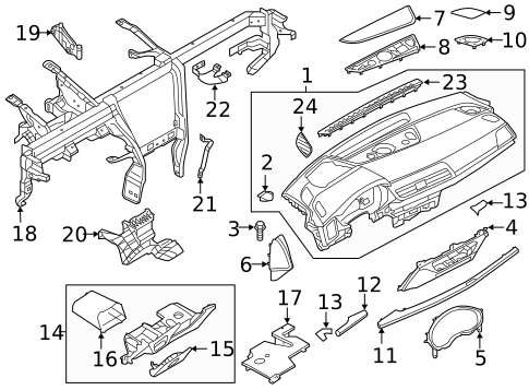 Instrument Panel for 2023 Audi Q5 Sportback #0
