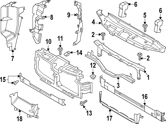 PC3Z19E525A - Body: Sight Shield for Ford Image