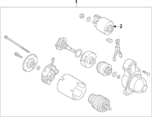 Starter for 2024 Kia Sportage #0