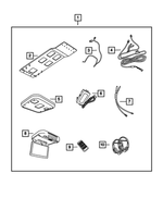 82210939AE - Mopar Accessories - Component Parts: Monitor With Dvd Media System for Mopar Image