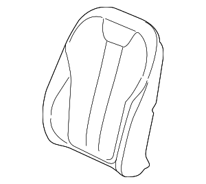 52108493339 - Body: Seat Back Cover for BMW: X5, X6, X7 Image