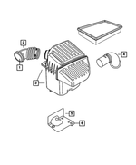 4891656AA - Fuel: Air Cleaner Bracket for Mopar Image