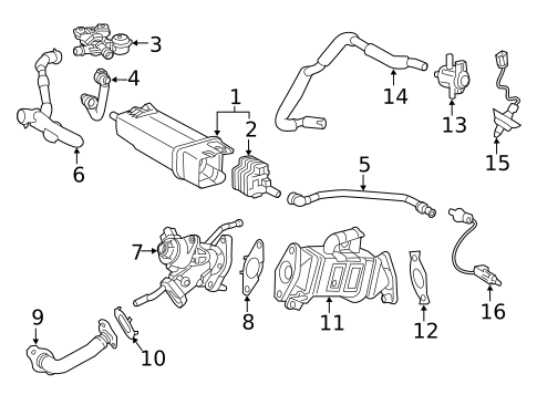 Emission Components for 2016 Toyota Prius #0