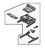 4K0881105K - Body: Seat Frame for Audi Image