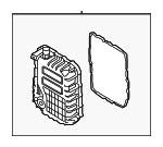 452803D501 - Engine: Cover for Hyundai: Santa Fe, Tucson Image
