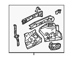 5370206150 - Body: Apron Assembly for Toyota: Camry Image