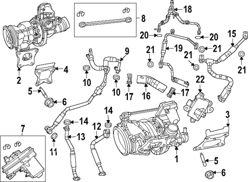 Turbo Charger for 2022 Jeep Grand Wagoneer #0