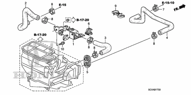 Water Valve for 2008 Honda Element #0
